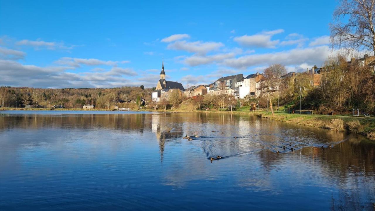 Le Salmoyard, Studio Au Bord Du Lac A Vielsalm Exteriör bild