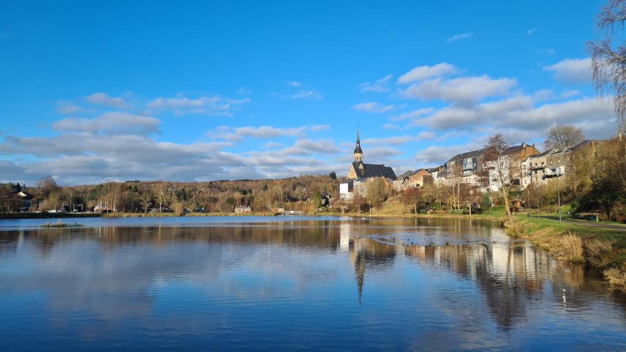 Le Salmoyard, Studio Au Bord Du Lac A Vielsalm Exteriör bild