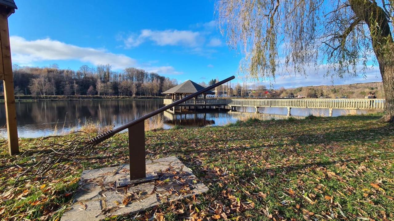Le Salmoyard, Studio Au Bord Du Lac A Vielsalm Exteriör bild